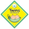 'Twins On Board Twins On Board Sign, Peapod, Twins On