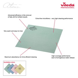 Micropaño PVA – 100% microfibra – Paquete de 5 – para tensiones de grasa y alta cantidad de suciedad – Paño de limpieza para reducir la fricción – con estructura 3D que deja las superficies secas y sin rastro