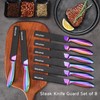 WELLSTAR Steak Knife Edge Guards Set, 8 Piece Universal Blade
