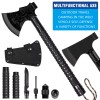 MDHAND Camping Axe Survival Hatchet Axe Tactical Axe with Sheath