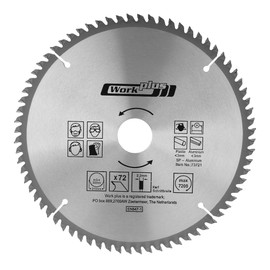 Circular Saw Blade for Aluminium & Plastic, Diameter 210 x 30 mm, 72 Teeth, Carbide, for Circular Saw, Chop Saw & Plunge Saw, Universal Use