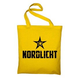 Northern Lights Hamburg Bremen Flensburg in Jute Bag, Cotton Bag and Fabric Bag Case