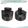 sourcing map Flexible Coupling Shaft 15 mm to 16 mm