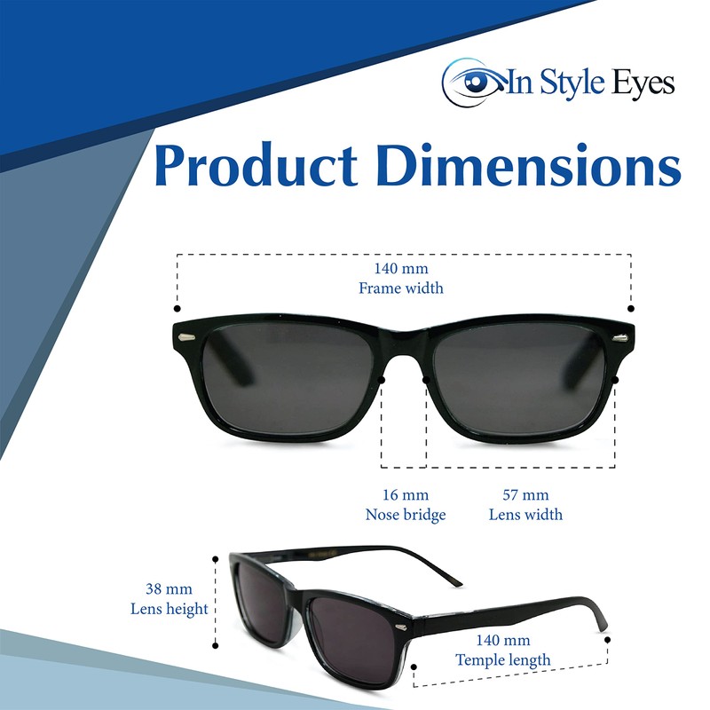 In Style Eyes Seymore Gafas de sol de lectura retro,