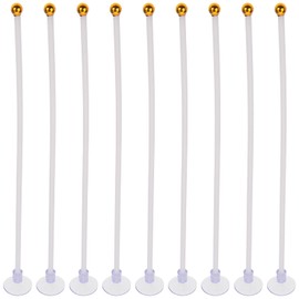 BESPORTBLE 20pcs Suction Cup Flagpole Car Sign Flagpole Mounting Stand Vehicle Flag Pole Mount Vehicle Flag Clips Mount Suction Cup Pole Bracket Plastic Flagpole Holder Flagpole Holders White