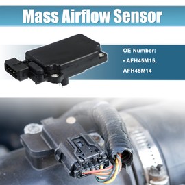 X AUTOHAUX AFH45M14 Mass Air Flow Sensor Meter MAF for Nissan D21 1986 1987 1988 1989 for Nissan Pathfinder 1987 1988 1989 Car Airflow Replacement 1607812G00 1607812G01 5S5775 SU7268