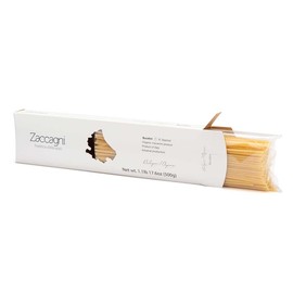 Zaccagni Organic Bucatini Pasta (1.1lb/500g), Imported from Abruzzo - Italy, Bronze Die Cut, Made from 100% Organic Durum Wheat Semolina