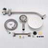 UCLIMAA Rainfall 8 Inch Round Shower Head with High Pressure