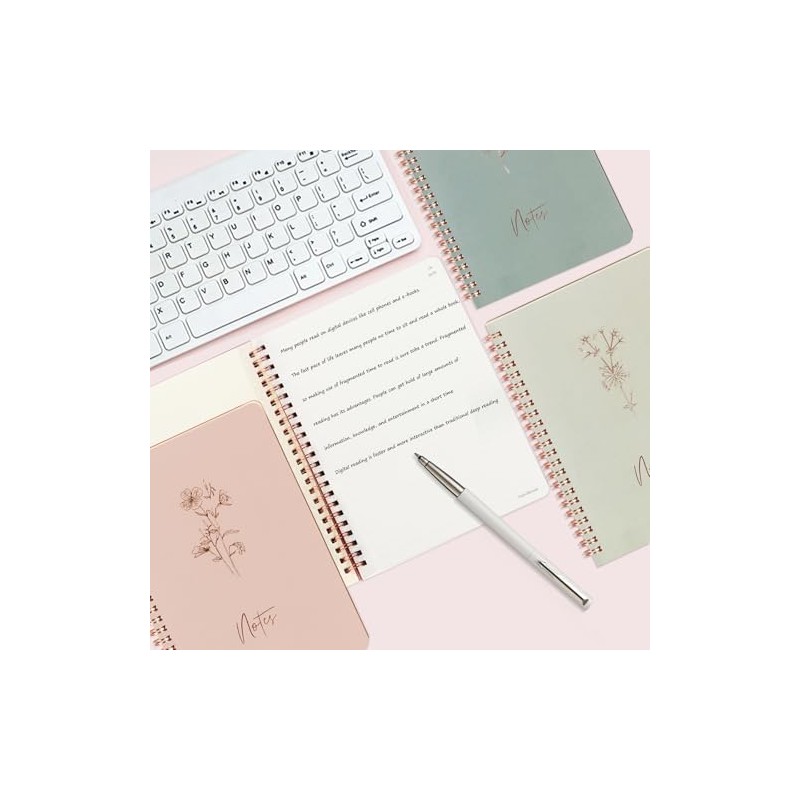 3pc Cuaderno Espiral Cuadernos Diarios Escuela Diario Lindo Spiral Notebook