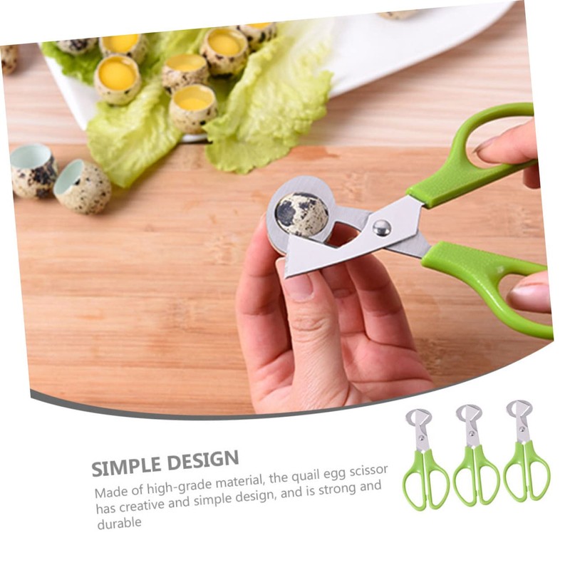 GRIRIW Cooking Scissors for Kitchen Quail Egg Shears 3-piece Set