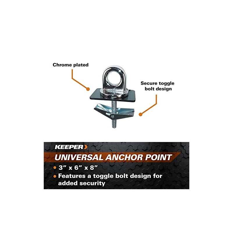 Keeper 05649/5648 Universal Anchor Point - Pack of 2