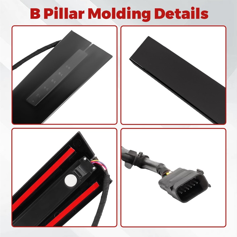 B Pillar Molding Trim Panel Front Door Keyless Entry Keypad