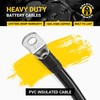 Spartan Power Battery Cable 10 Foot 2/0 Gauge AWG Wire