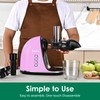 Slow Masticating Juicer,Brecious Cold Press Juicer with 2 Speed Modes