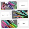 Healvian 30pcs Plastic Eyebrow Tweezers for Women Use Eyebrow Trimming