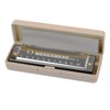 Harmonica C Key 10-Hole Diatonic Mouth Organ, Compact Harmonicas for