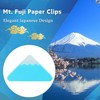 Sun-Star Stationery Clip Corner Clip Mt. Fuji Clip Light Blue