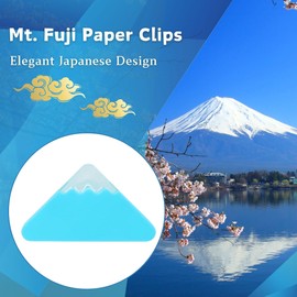 Sun-Star Stationery Clip Corner Clip Mt. Fuji Clip Light Blue S3625346