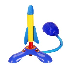 FeiWen Rocket toy Pneumatic rocket launcher Soft bullet impact game Rocket model Children's toys that can launch missiles Outdoor toys