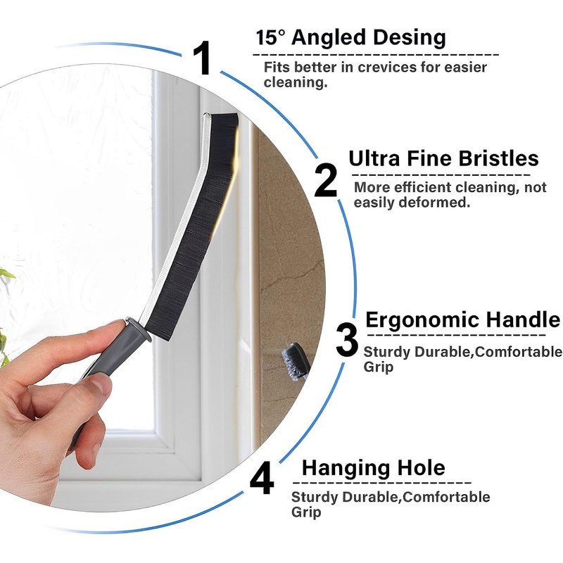 Gap Cleaning Brush, Joint Brush, Hard-Bristled Joint Cleaning Brush for