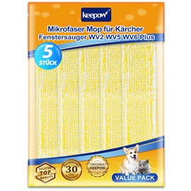 KEEPOW WV5 Window Cloths Pack of 5
