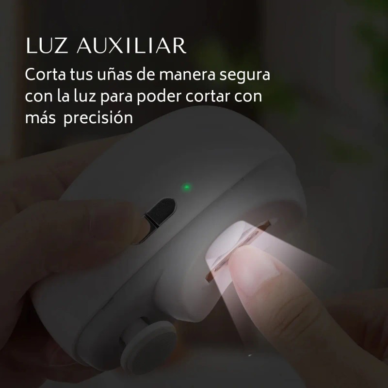 Lima Eléctrica Portátil Uñas Adulto Bebe Cortaúñas Manicura