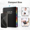Dunwell Small 6x8 Planner Book 2025-2026 (Colorful), Weekly Planner Calendar,