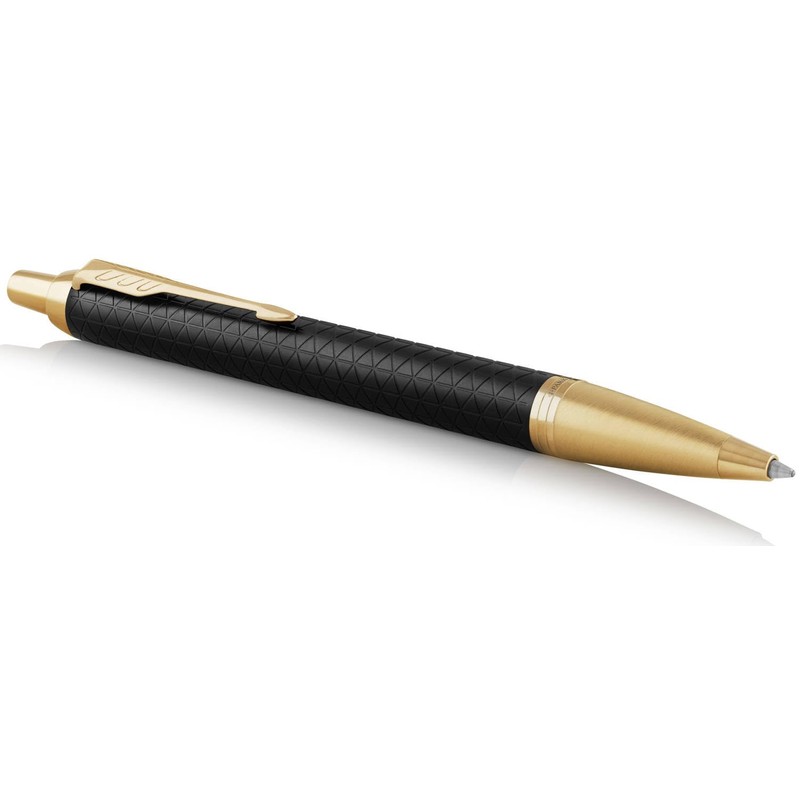 Parker IM Premium Black GT Kugelschreiber + schwarze Hülle -