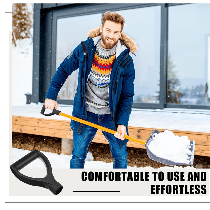 Yaocom Plastic Spade Handle Shovel D Grip Handle Binding with