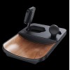 AT&T 3-IN-1 Executive Wood Grain Power Tray Qi2 Fast Charge