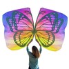 Wuchieal 53.5'' X 42.1'' 2 Pack Butterfly Praise Flag, Butterfly