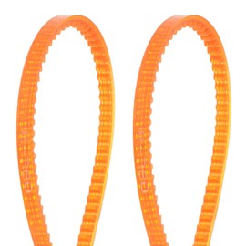 sourcing map 2pcs MB Series Standard Sewing Machine Belts MB380 Motor Triangle V-Belt with Single Tooth for Old Fashioned Household Electric Sewing Machine