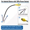 10 Pin Backup Camera Harness Adapter for Android Car Stereo