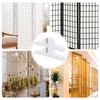 DECHOUS 2Pcs Room Divider Feet, Folding Room Divider Stand Wood