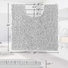 Yimobra Toilet Rugs U-Shaped 24x24, Extra Soft and Absorbent Microfiber