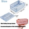 Ncrgb Folding Storage Basket, Small Stackable Folding Boxes, Storage Baskets