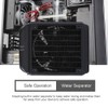 90mm 8 Tubes Heat Exchanger Fan Faster Heat Dissipation Water
