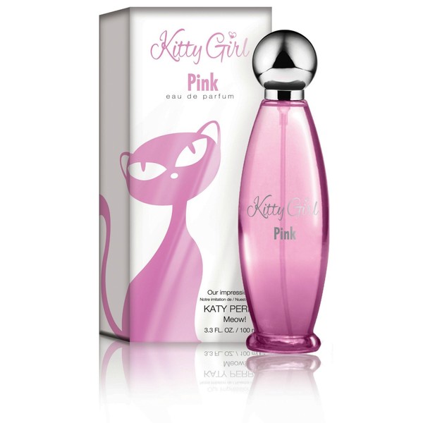 Kitty Girl Pink Eau De Parfum for Women, 3.3 Ounce 100 Ml - Impression of Katy Perry Meow!