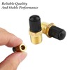 Pack of 4 1/4 Inch NPT Air Compressor Valve, Brass