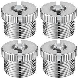 JUTOSU Microphone Screw Adapter Camera Screw Converter Adapter 1/4" Female to 5/8" Male Adapter Threaded Adapter Aluminum Alloy Tripod Adapter 1/4" to 5/8" Tripod Laser Adapter Conversion Screw Camera