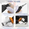 JONMON Chainsaw Sharpening Attachment Kit - 8Pcs Chain Saw Blade