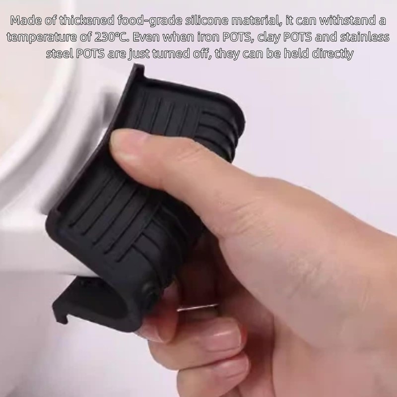 8 Pcs Silicone Pot Handle Covers Set, Heat Resistant Cast