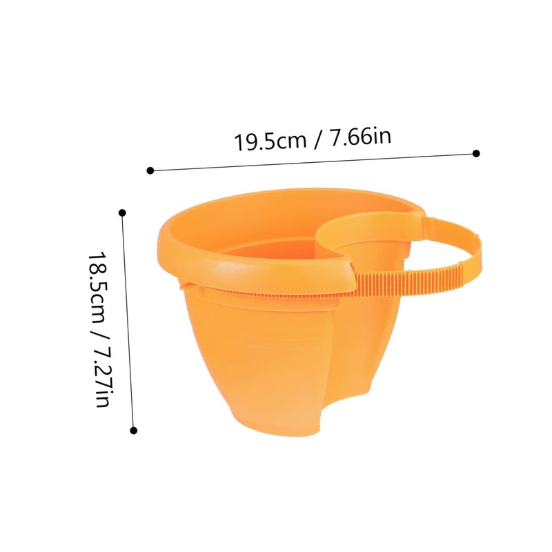 Levemolo 1 PC Durable Wall Mounted Flower Pot Practical Hanging