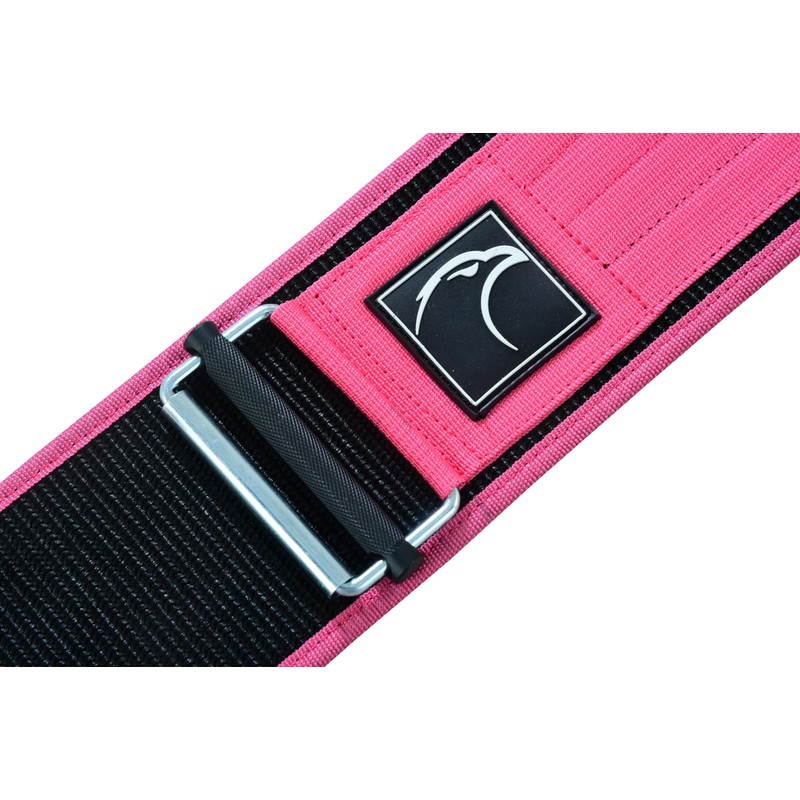 Eagle Sport Adjustable Velcro Weightlifting Belt, Training Support Belt (Pink,