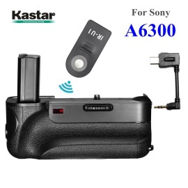 For Sony Kastar Battery Grip Combo for Sony Alpha a6300 ILCE-6300 Mirrorless Camera - Grip+Fast Charger+2 Batteries