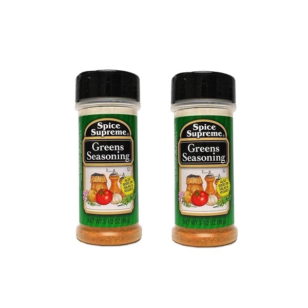 Greens Seasoning for Salads and Vegetables - Spice Supreme, 3.5 oz (2)