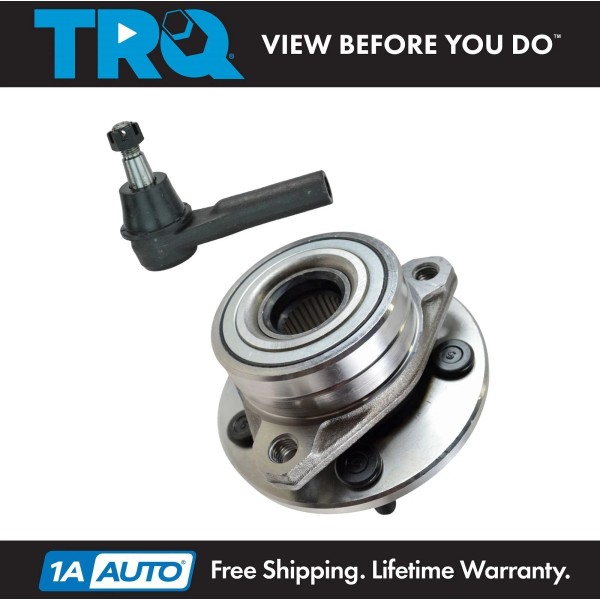 TRQ 2 Piece Steering Kit Outer Tie Rod End w/