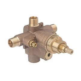 Symmons S262XBODY Temptrol Pressure-Balancing Tub/Shower Valve with Versaflex Integral Diverter and EasyService Stops, Brass