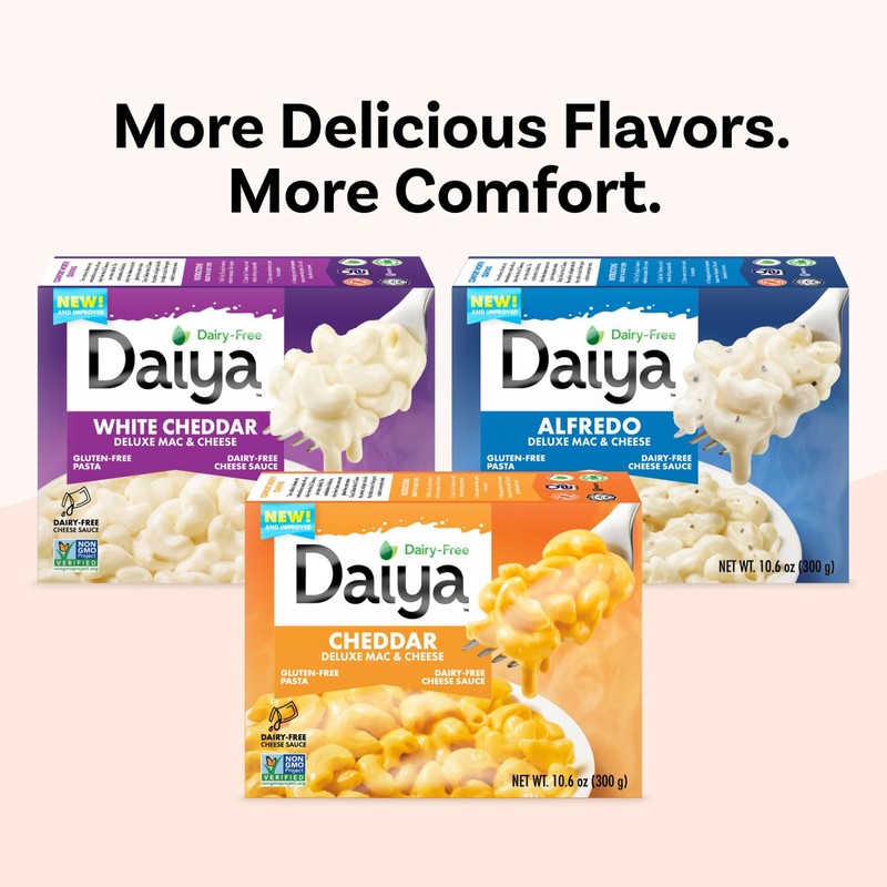 Daiya Dairy Free Gluten Free Alfredo Deluxe Mac & Cheese,