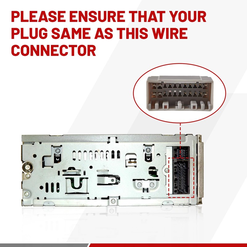 RED WOLF Car Radio Amplifier Wiring Harness RCA Compatible with